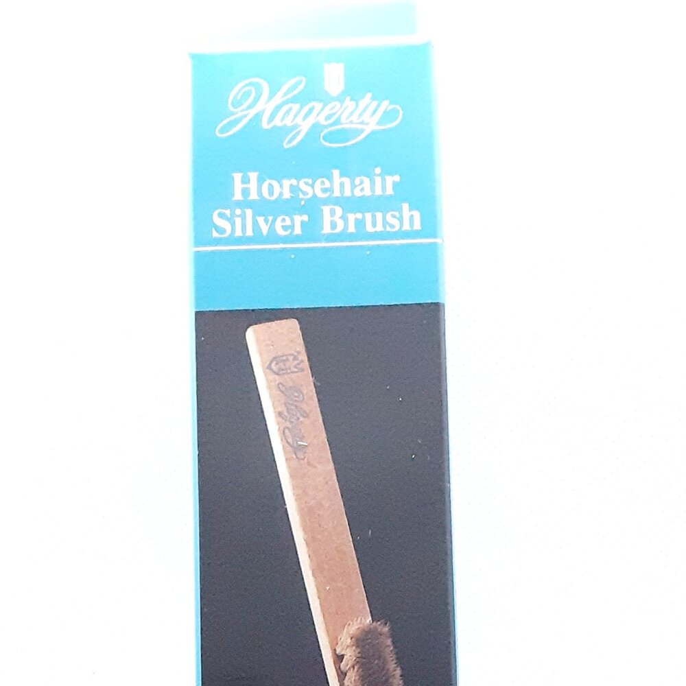 CLOSET SALE!!  NEW Hagerty Horsehair Silver Brush - Picture 7 of 8
